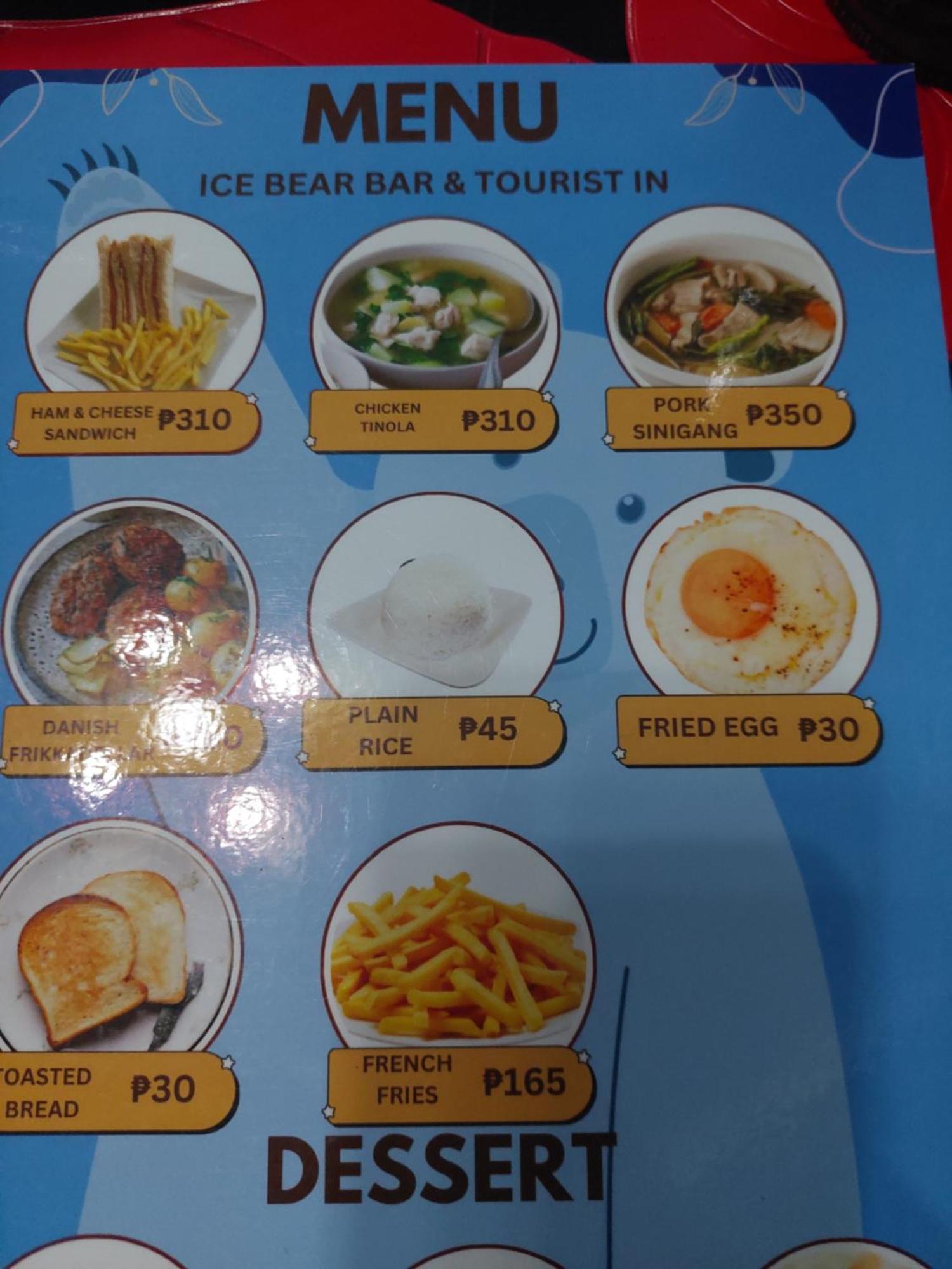 Ice Bear Bar & Tourist Inn Dauis Buitenkant foto